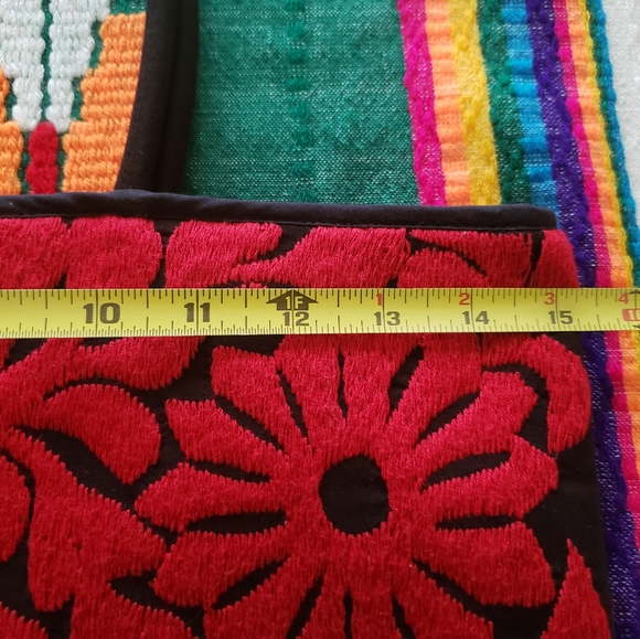 NWOT ♥️ RED Jalapa de Díaz, Oaxaca Mexican Satchel - Picture 7 of 12